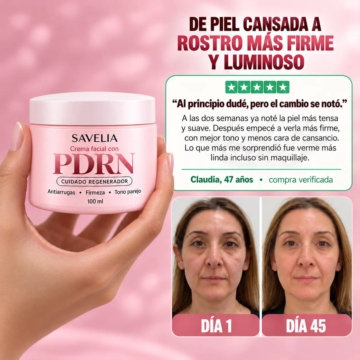 Savelia® - Crema Reafirmante con PDRN